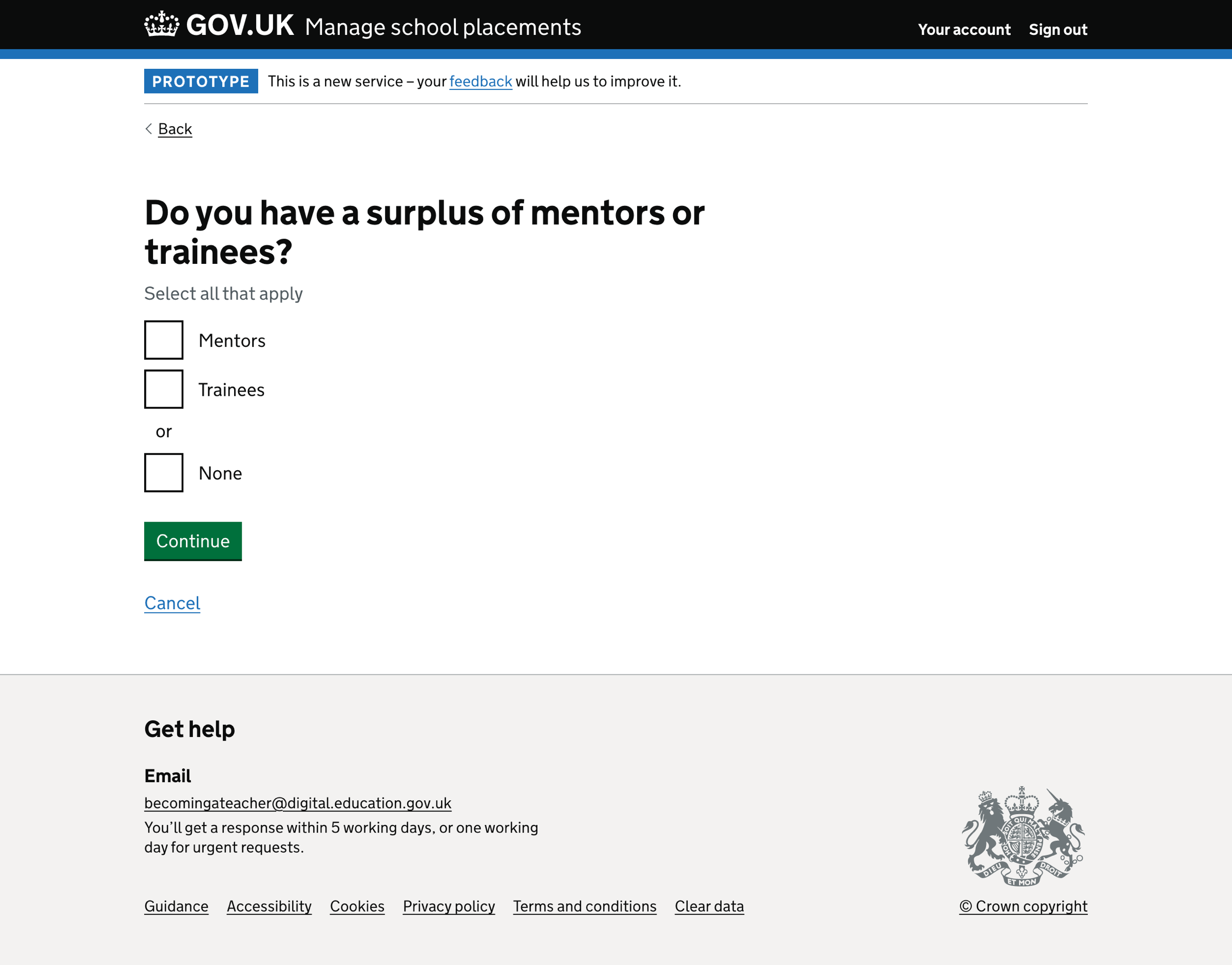 Image showing the surplus gate question