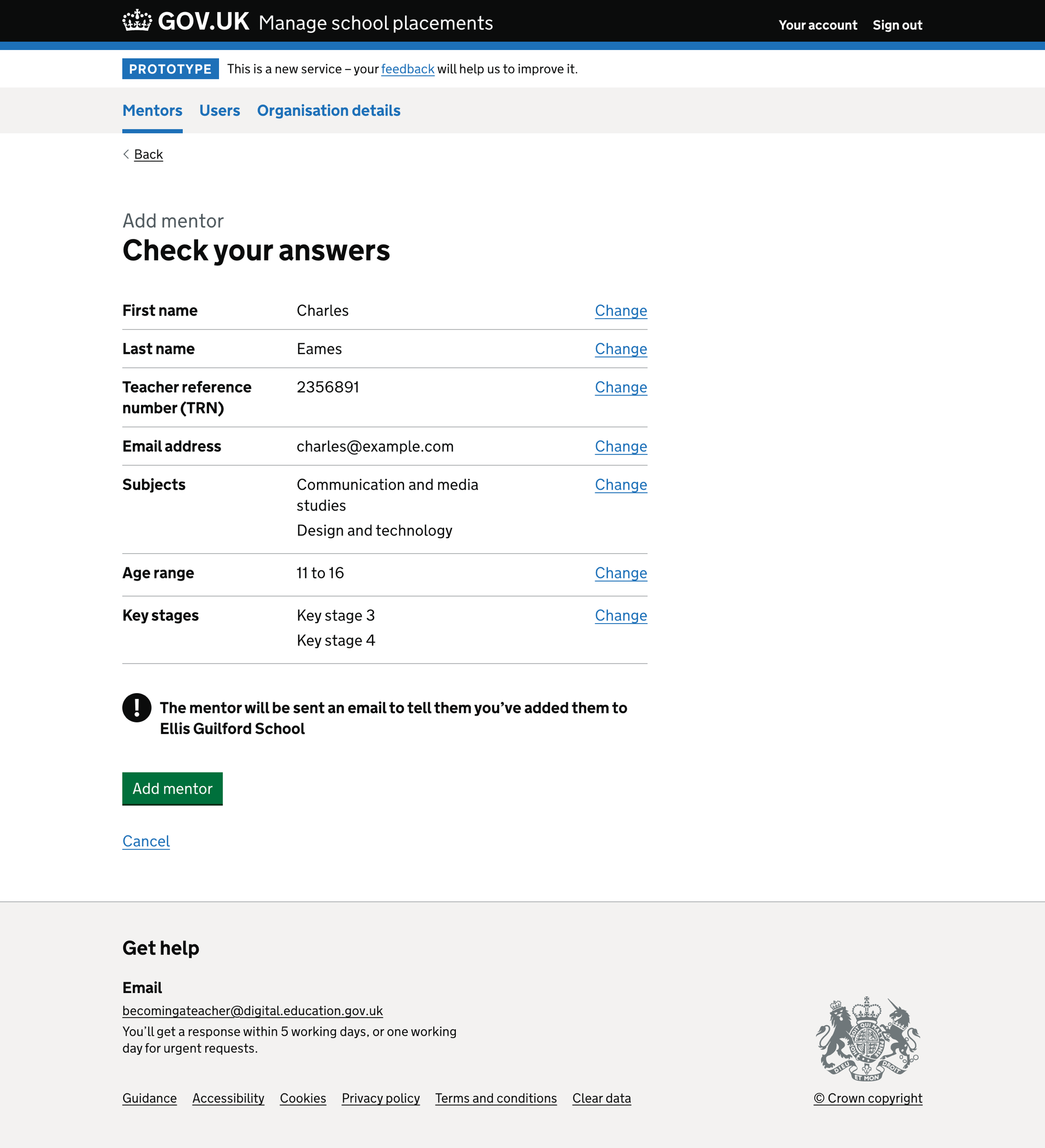 Image showing check your answers page